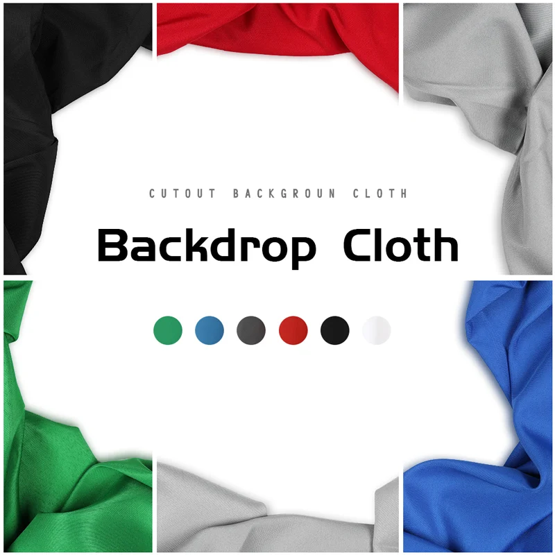 Hot Sale Green Color Cotton Non-pollutant Textile Muslin Photo Backgrounds Studio Photography Screen Chromakey Backdrop Cloth