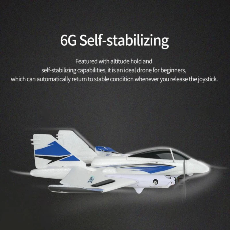 Large Brushless Remote Control Multifunction Fixed-Wing Glider Model Toy 2.4G 6CH 3D 6G 500M Vertical Horizontal Stunt RC Plane