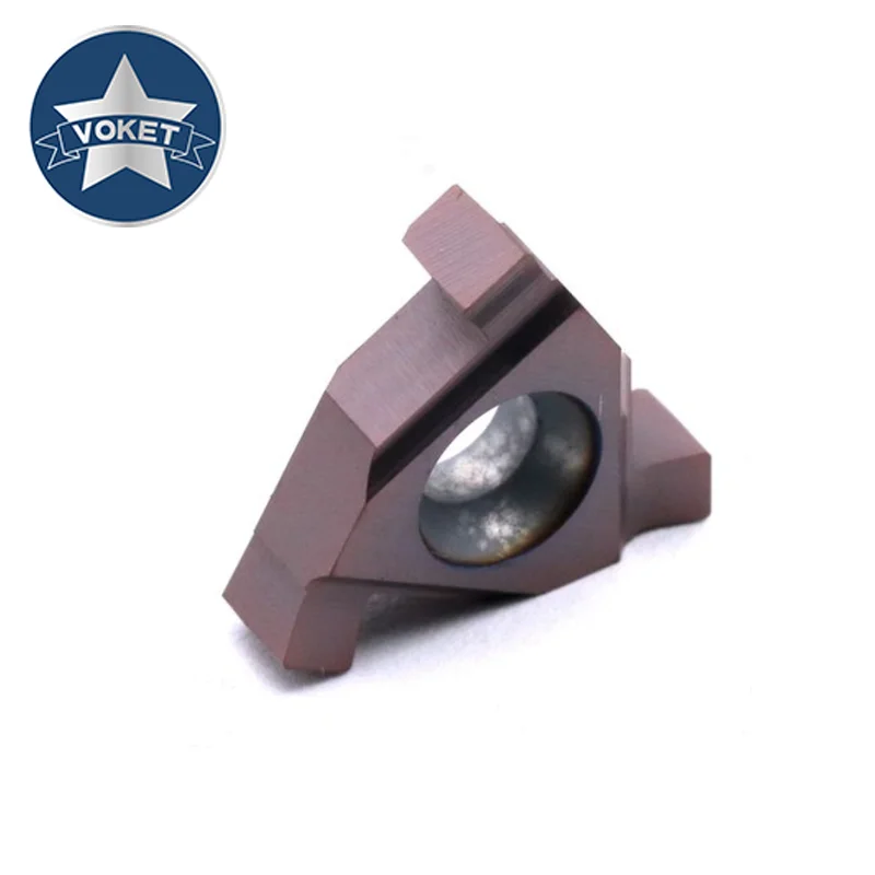 VOKET Tiện lỗ bên trong circlip rãnh lưỡi dao T11N T16N hợp kim thép không gỉ cắt đầu bên trong chủ đề biến dụng cụ