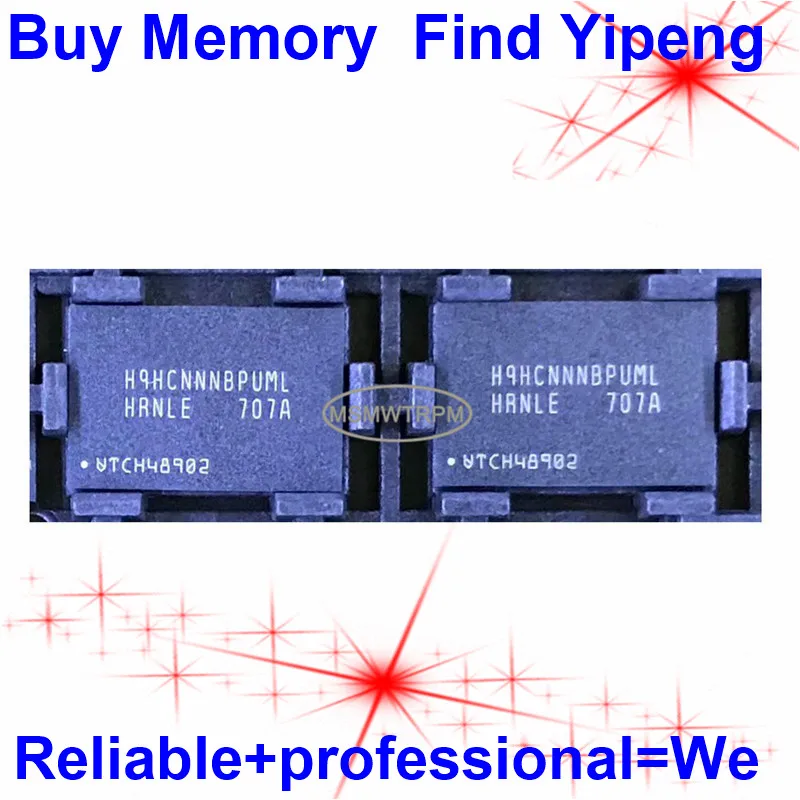 H9HCNNNBPUMLHR-NLE 200FBGA LPDDR4 3200Mbps 2GB Mobile phones Tablets Laptops DDR LPDDR Memory Flash Chip 	H9HCNNNBPUML