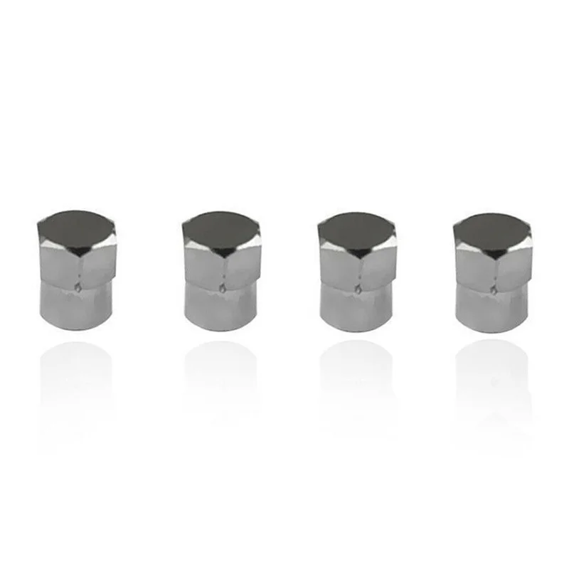 4pcs TR413 Chrome Car Truck Tire Wheel Tyre Valve Stem Hex Caps with Sleeve Covers Car Tire Wheel Accessories Universal Products