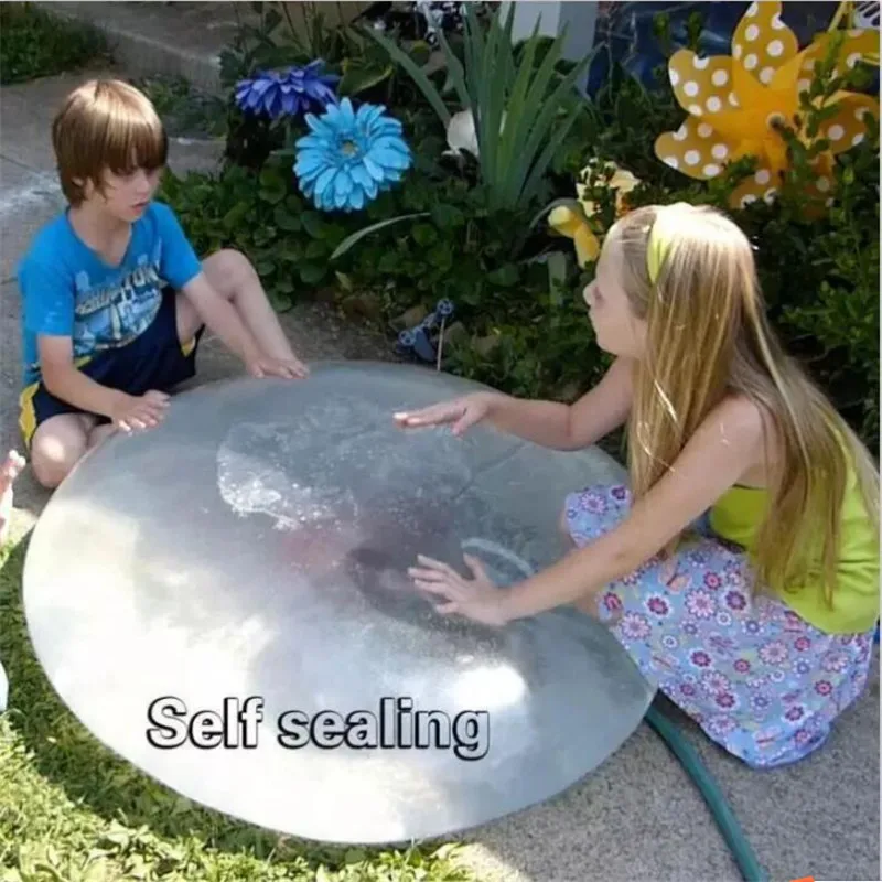 Hot Selling Transparent Bubble Ball Creative Children \'s Big Light Toy Baby Bath Birthday Party Decor