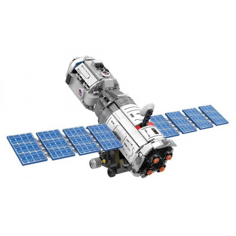 778pcs 8 in 1 City Space Station Spacecraft Building Blocks Rocket Satellite Launcher Bricks Toys For Kids Gifts