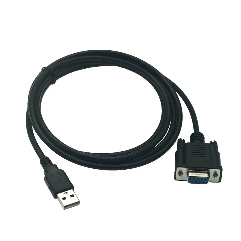 Adaptador de Cable USB macho a DB9 RS232 COM hembra, convertidor de alta calidad, compatible con sistema Win 7/8/10/Pro