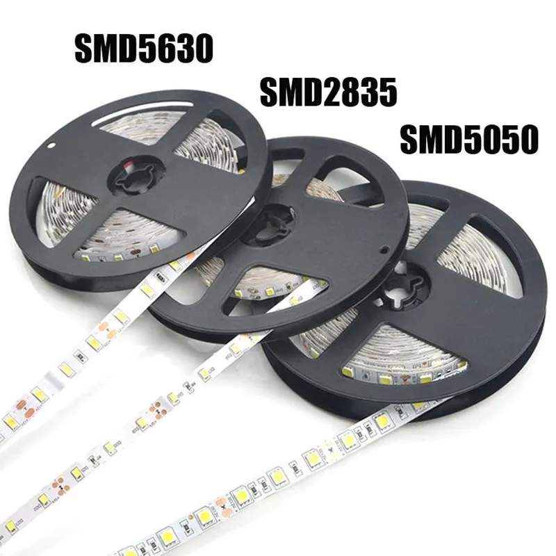 DC 12V Led Strip 2835 5050 RGB 5M 10M 60LED/M Flexible Ribbon Lights Stripe for Cupboard Home Party Decor