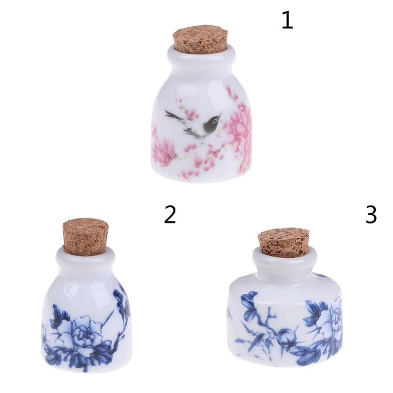 DIY narzędzia do paznokci piwonia Mini ceramiczne szkło Dappen miska kubek z drewniana pokrywa płyn do akrylu Glitter Powder Bottle