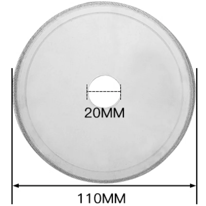 

Oblique blade 110x0.2x20mm ultra-thin diamond cutting blade [jade / crystal / carnelian cutting disc]