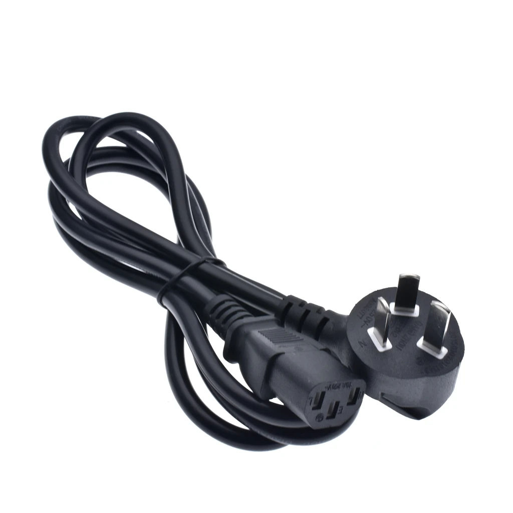 1.5m/5ft IEC C13 Kettle to AU Plug 3 Pin AC Power Cable Cord Adapter Charger Monitor 10A 250V International Extension Cable