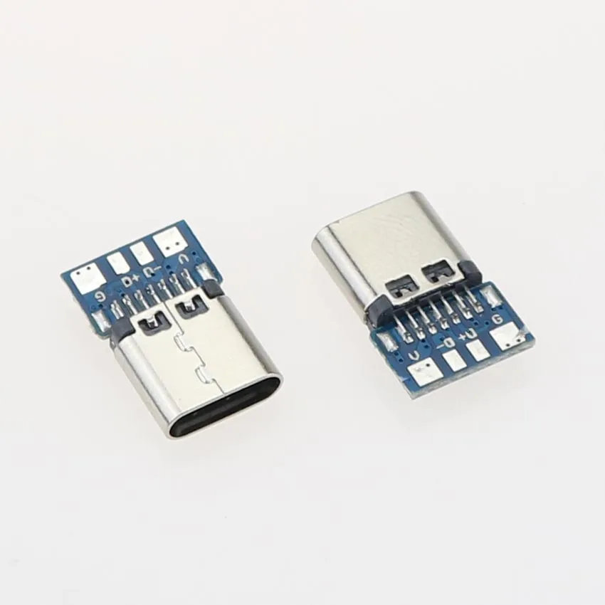 Usb 3.1タイプcメスコネクタジャックドック14ピン雌ソケットポートレセプタクル貫通孔pcb USB-C usb電源充電ドック