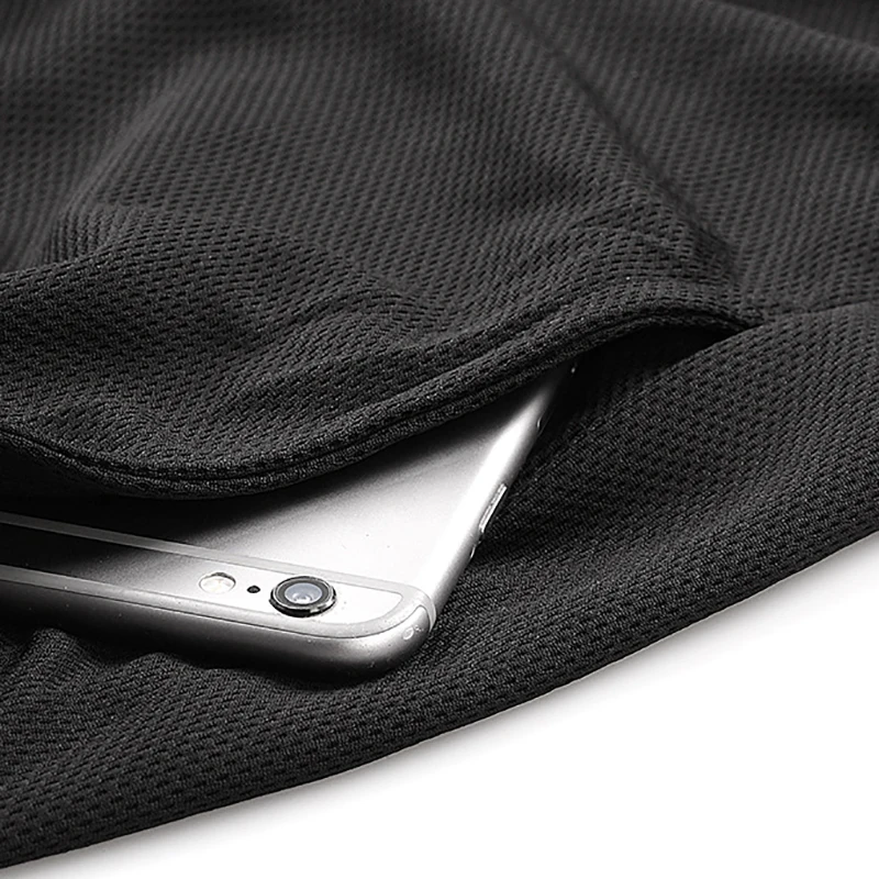 Men Sports Shorts Compression Bottoms Fitness Gym Clothing Training Tights Jogging Cycling Running 2-in-1 Shorts with Liner