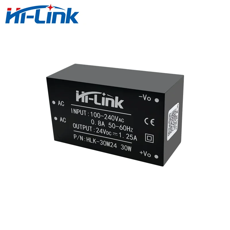 5pcs/lot Hi-Link AC DC HLK-30M24 220V to 24V 1250mA 30W  Power Supply Module Original Module Converter Intelligent Household