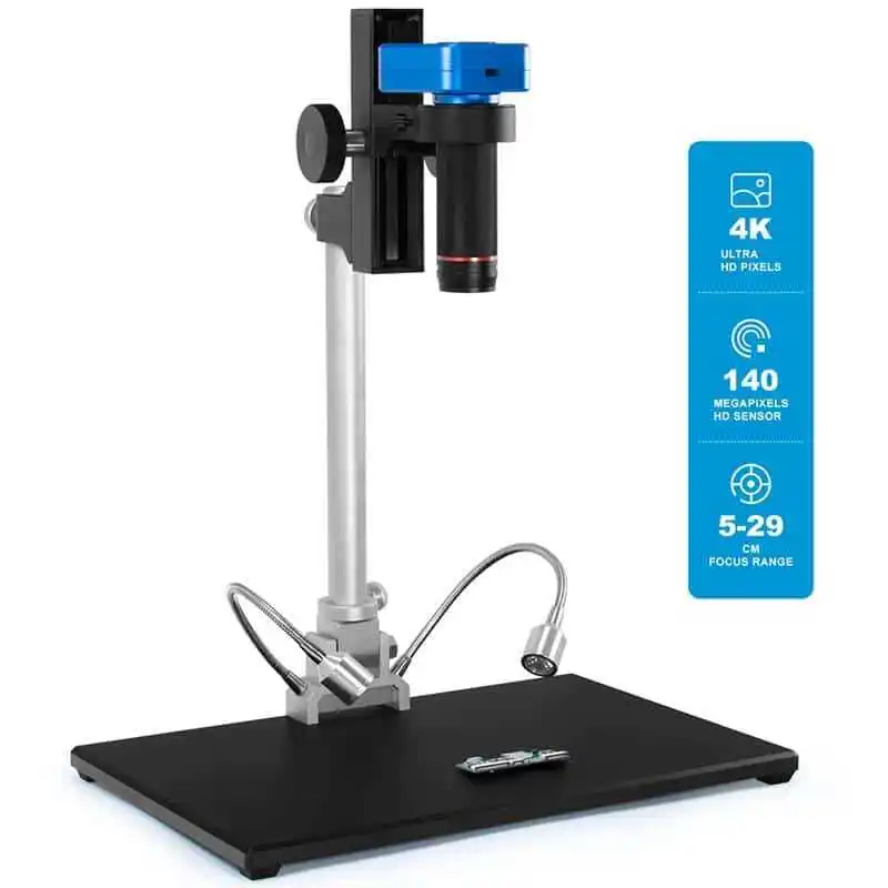 Microscope numérique HDMI FHD 4K HDMI/USB 150X, ensemble de caméras pour téléphone PCB SMD CPU soudage montre réparation de caméras