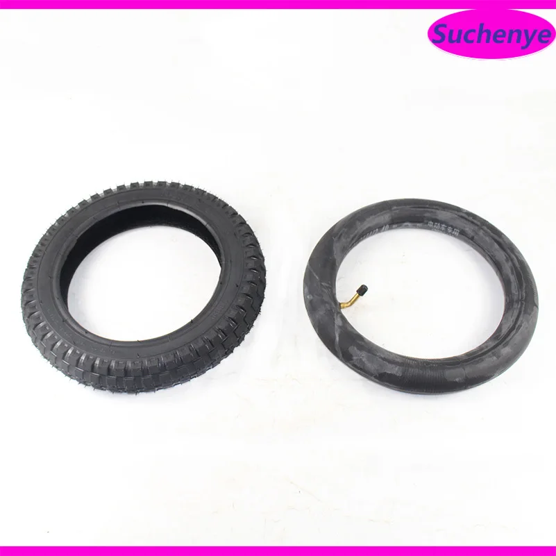 12 inch 12x2.40(64-203) Inner and Outer Tyre 12x2.4 Pneumatic Tire for Kids Bike Children's Bicycle Accessories