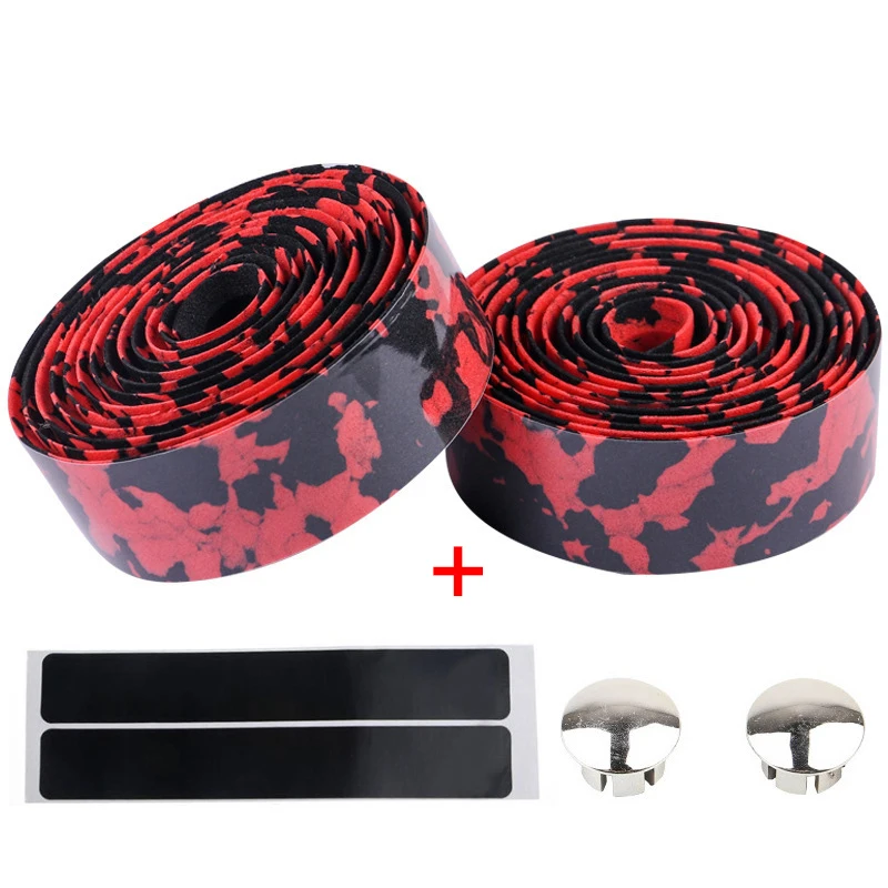 1Pair Bicycle Handlebar Strap MTB Road Bike Handle Tape Non-Slip Sponge Belt Tape Handbar Protection Cover Cycling Accessories