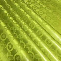 Wholesale 2021 New Bazin Riche Fabric Germany Quality 10 Yards Green Shining Soft Guinea Brocade Fabric 160CM Width Materials BZ