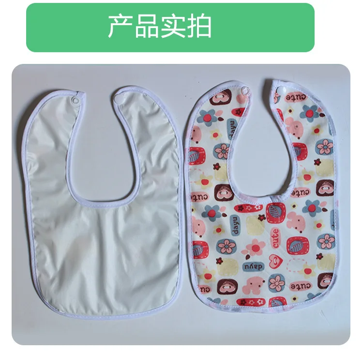 Special Bib Snap Waterproof Bib Super Soft Baby Bib Cartoon Pattern Newborn Crystal Velvet Saliva Towel Random Color