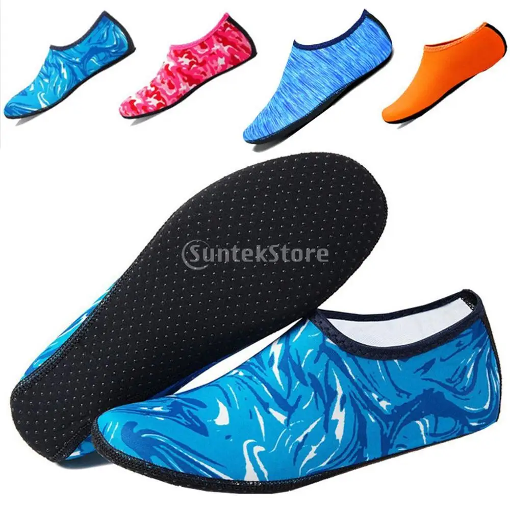 Men Women Aqua Beach Shoes Socks Water Shoes Swimming Shoes Solid Color Summer Seaside Sneaker slippers For Men zapatos hombre