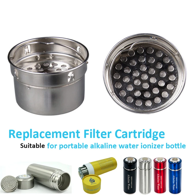 Original Replacement Filter Cartridge for Portable Alkaline Water Ionizer Bottle 400ml Nano Energy Flask alkaline water