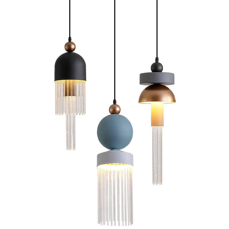 Nordic Creative Restaurant Bar Pendant Lamp Macaron Living Room Decoration Pendant Lights