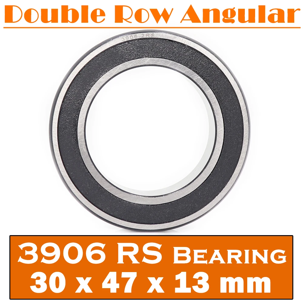 3906-2RS Bearing 30*47*13 mm ( 1 PC ) 3906 2RS Double Row Sealed 3906 RS Angular Contact Ball Bearings