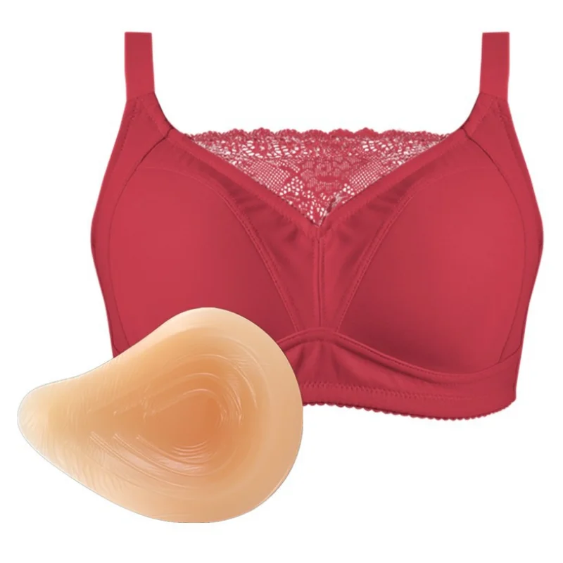 

Spiral Suit Silicone Breast & Bra Implant without Steel Ring Shaping Bra Female 2 in 1 Protective Sleeve Tube Top without Trace