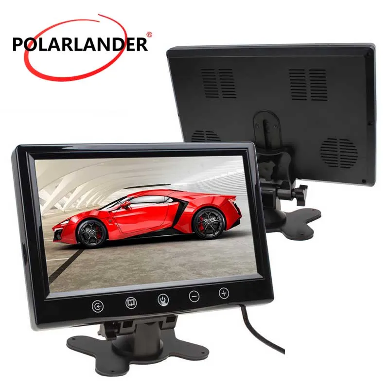 

reverse priority 9 Inch Color TFT LCD Screen Support two ways of video input Car Monitor Support rear view camera