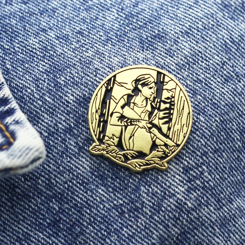 Interesting Last Survivor 2 Cartoon Brooch Metal Enamel Lapel Badge Denim Jacket Backpack Pin Given Friends And Fans Gifts