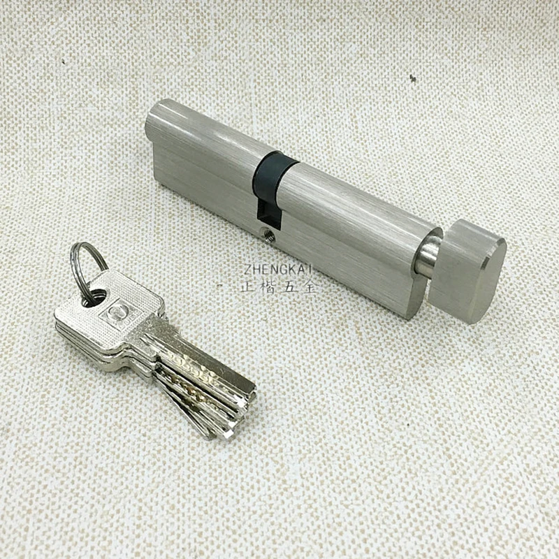 All Brass Open Lock Door Window  Security  100mm Cylinder  Living Room  Lock Handle Customized  Brass Key