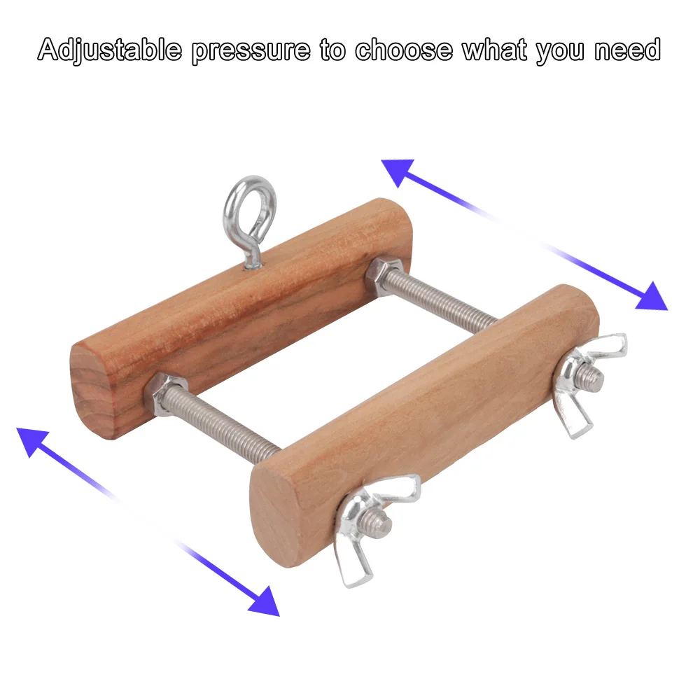 Stretcher Metal Ball Scrotum Pendant Ball Testicle Crusher Penis Rings Clamp Male Penis Training Wooden Adult Products
