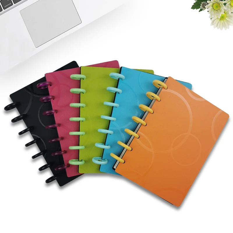 

Mushroom Hole B6 Notepad Loose-leaf Notebook Cover Binding Discs Index Paper Index Sticky Notes DIY Notebook Binding Supplies