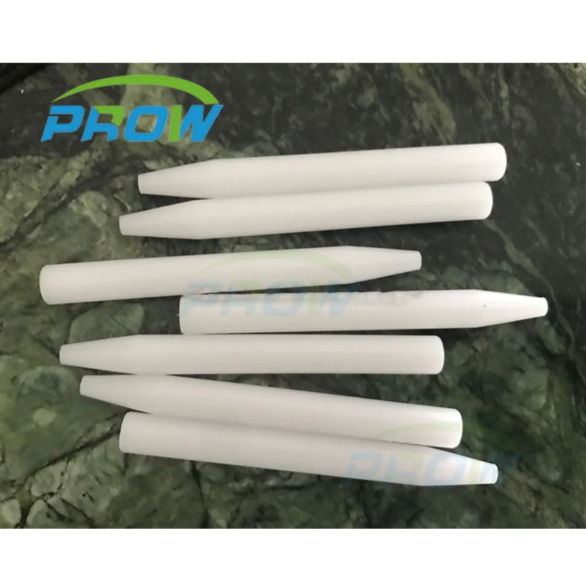 Prow 6*60mm 6 60 mm white pointed stick POM rod polyformaldehyde plastic rods Internal thread M3