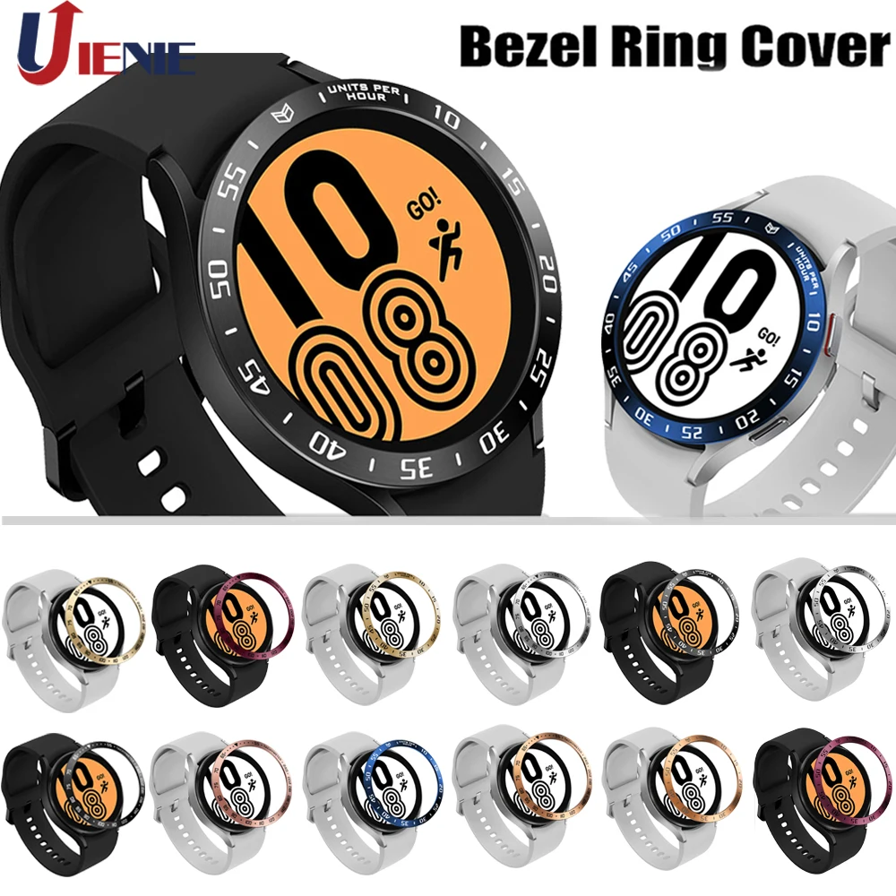 الحافة حلقة غطاء لسامسونج غالاكسي ساعة 4 40 مللي متر 44 مللي متر Smartwatch غطاء الفولاذ المقاوم للصدأ المضادة للخدش حماية حلقة