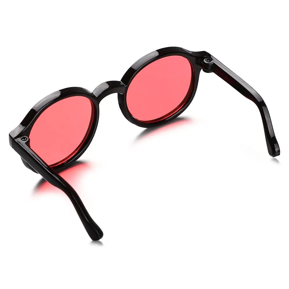 อุปกรณ์เสริมแว่นตา กรอบทรงกลม แว่นกันแดดจิ๋ว แว่นตา แว่นตา เลนส์ใส แว่นสายตา