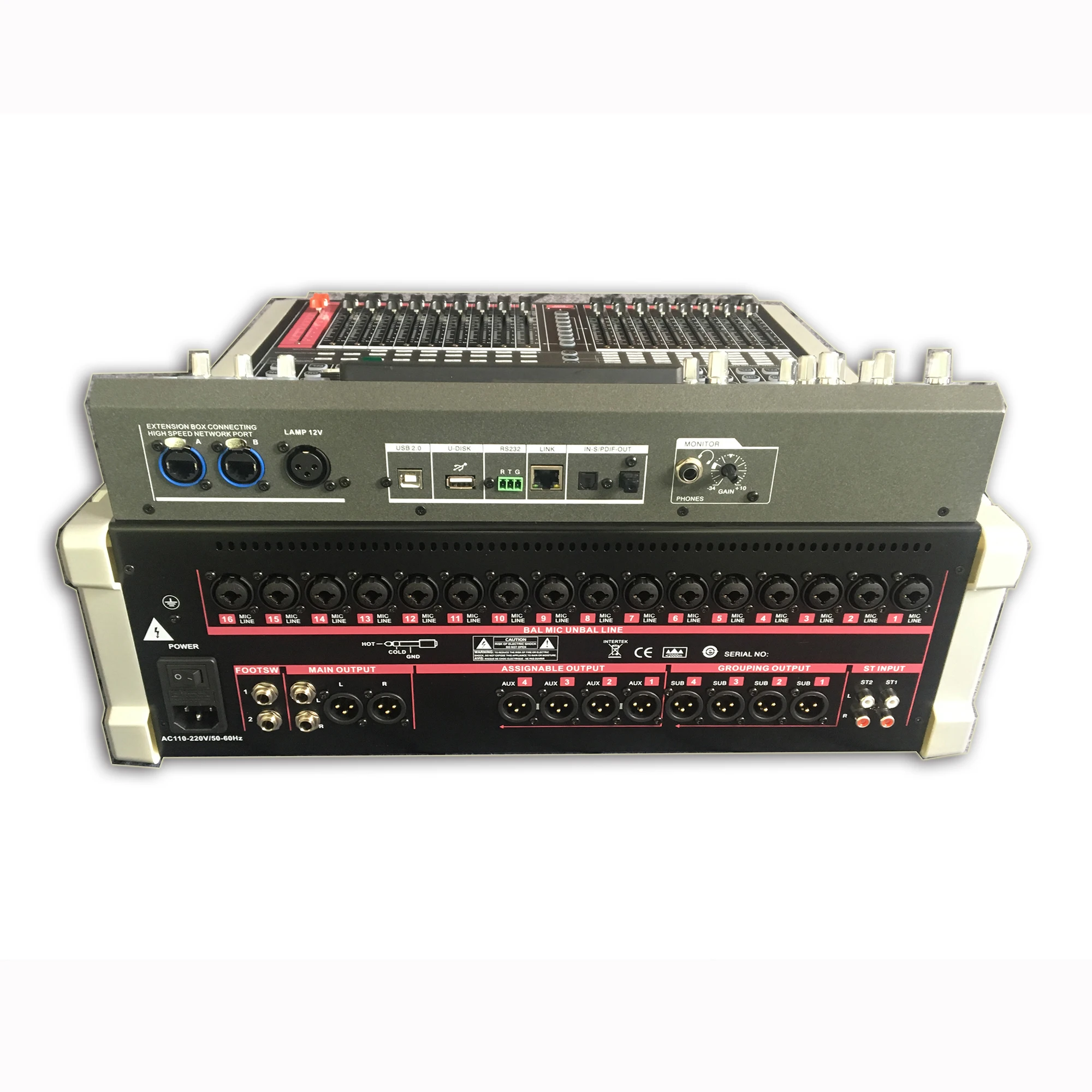 بولكيتسون DM20 22 قناة المهنية الرقمية خلط آلة صوت دي جي الصوت وحدة التحكم خلاط المهنية مرحلة الأداء