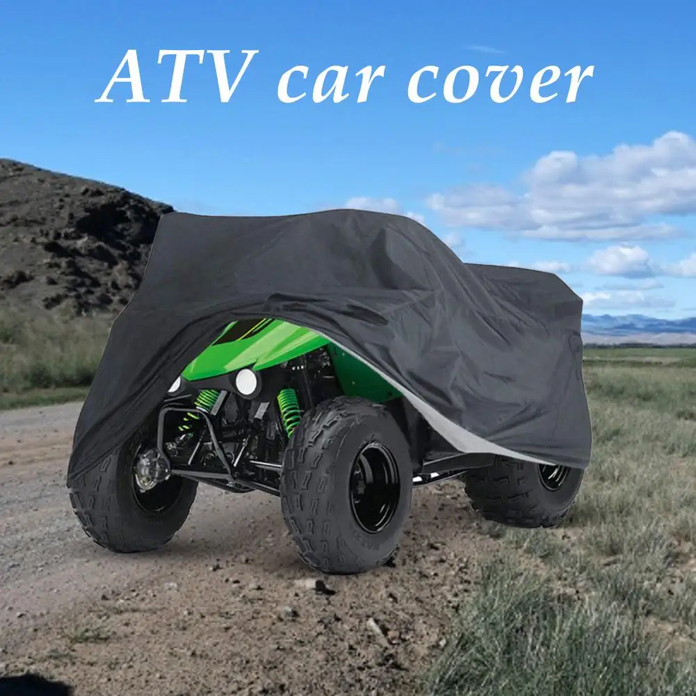 New Oxford Cloth Waterproof ATV Cover Windproof Motorbike Cover Beach Quad Bike Off-Road Sun Rain Resistant Protective Covers