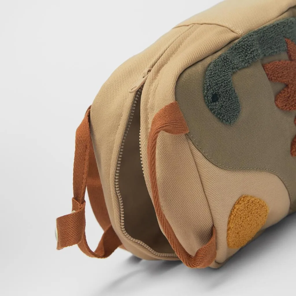 Mochila de lona para niños, bolso de dinosaurio, 2021