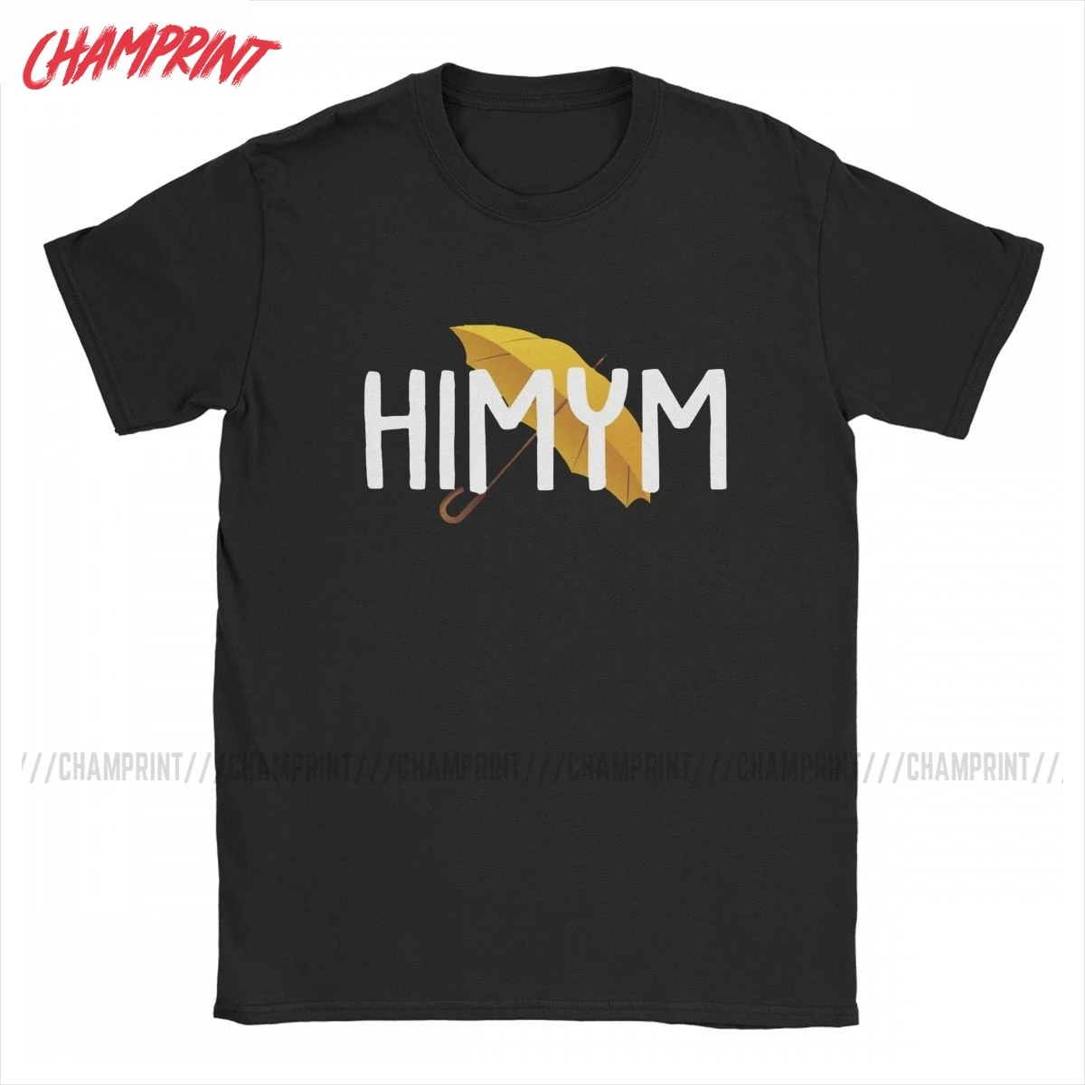 HIMYM-تي شيرت قطني برقبة دائرية للرجال ، تي شيرت بأكمام قصيرة مع طباعة جرافيك #1