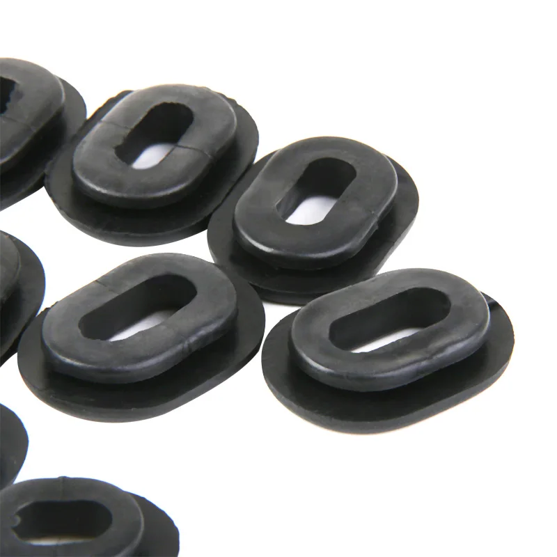 12 Pcs Motorcycle Rubber Grommets Bolt Pressure Relief Cushion Kit For Yamaha Honda CB CL XL Suzuki Fairings Moto Accessories