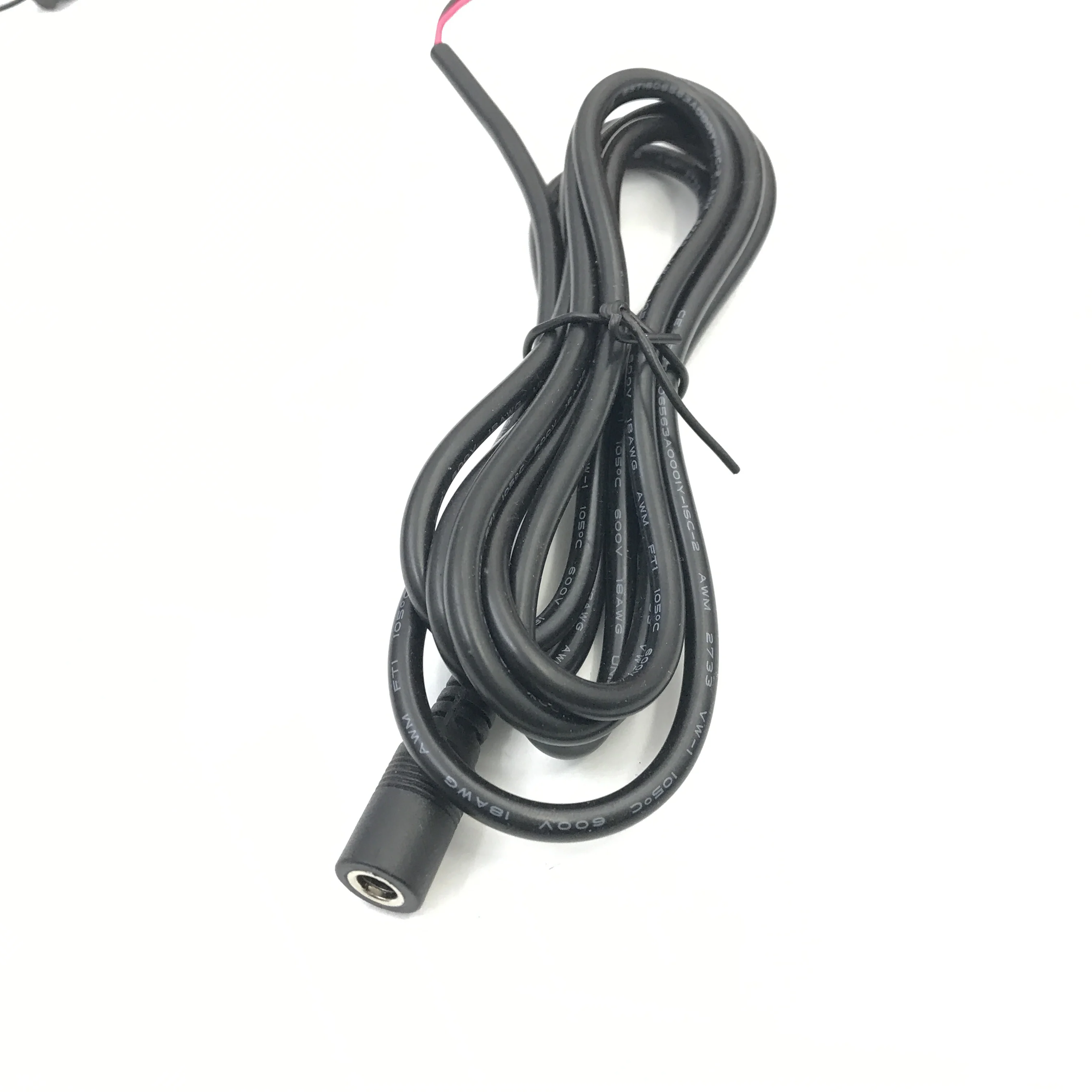 18AWG DC Power Cord 5.5x2.1 5.5*2.1mm Female For Monitoring power extension cords 0.3m 1m 2m