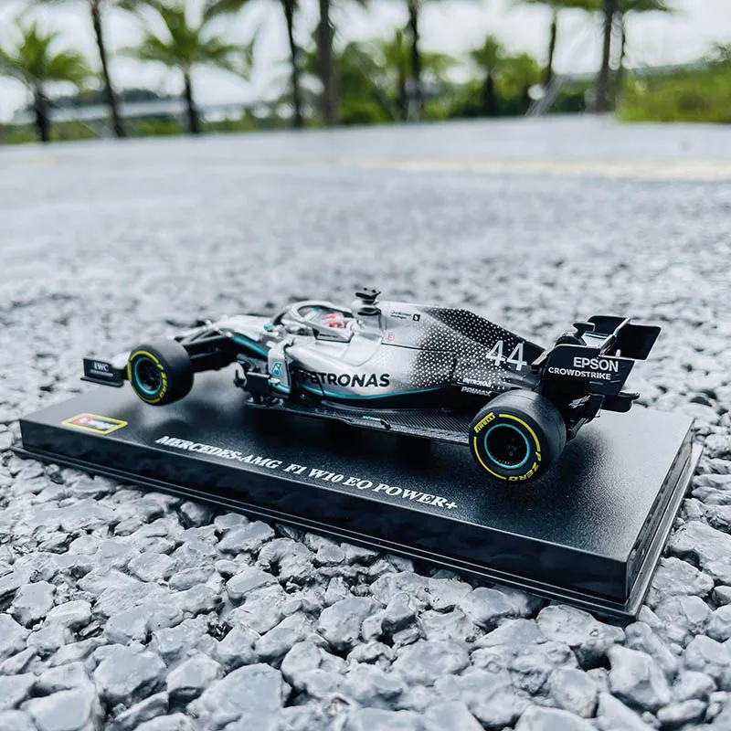 Bburago 1:43 Hardcover 2020 Mercedes Benz W10 NO.44 Lewis Hamilton F1 racing model car model alloy car toy male collection gift