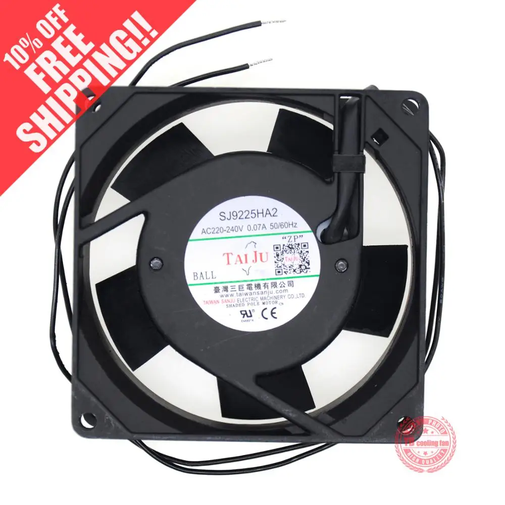 

NEW Suntronix SAN JUN SJ9225HA2 9cm 220V double ball bearing 9225 silence cooling fan