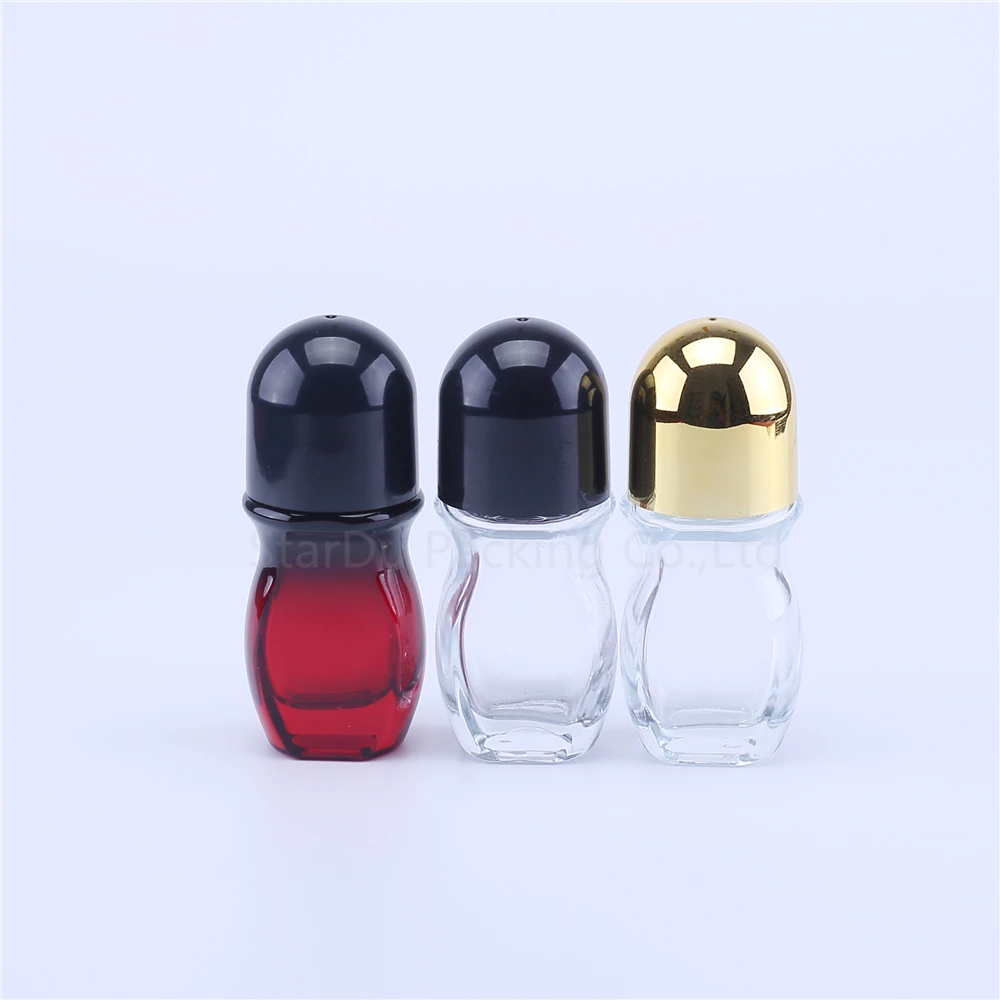 

30ml roll on perfume bottle, 30cc clear essential oil rollon bottle, small glass roller container 120pcs