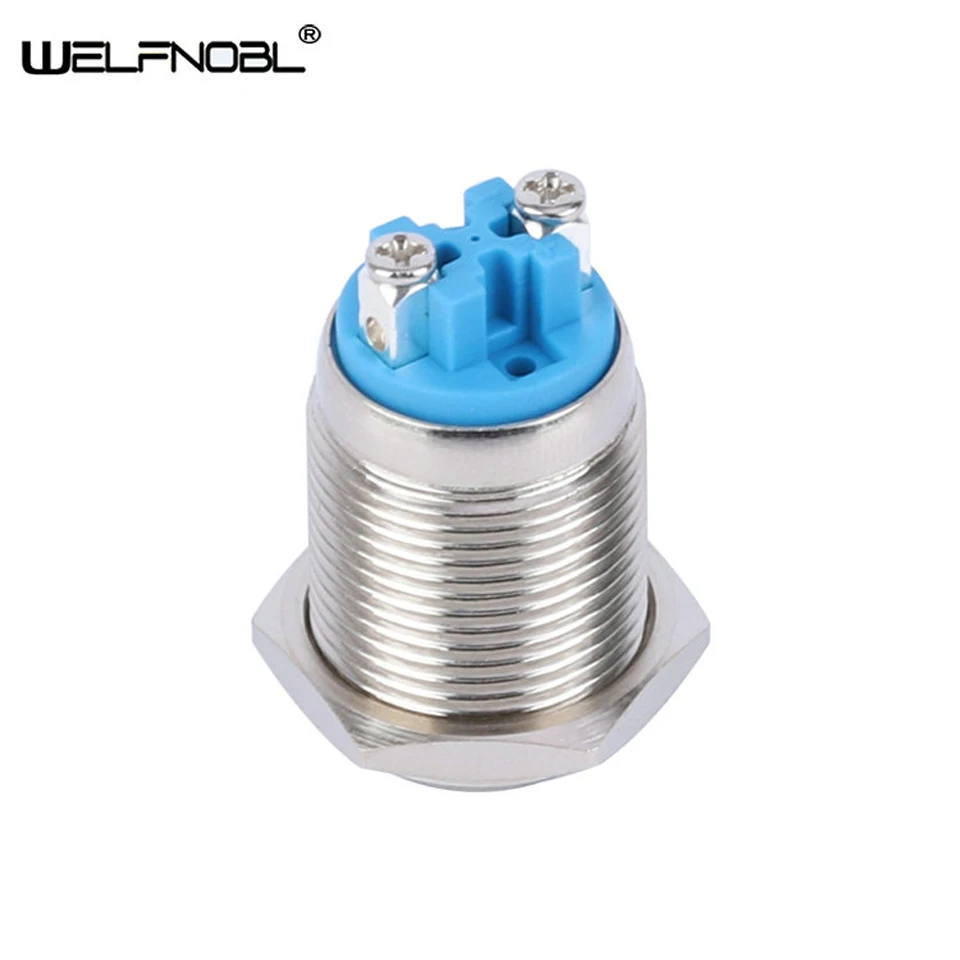 16mm Type Electrical Mental Customized Automobile CE Brass Economic 220V Push Button Switch