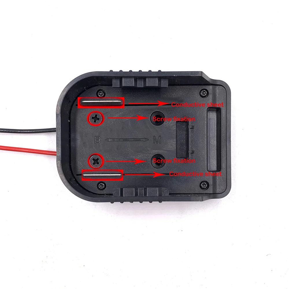 18V Battery Adapter for MAKITA&BOSCH Battery Power Mount Connector Adapter Dock Holder with 12 Awg Wires Adapter