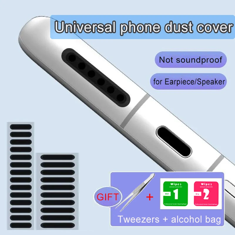 Universal Phone Speaker Earpiece Dust Plug Anti-dust Microphone Dust Cover Handset Waterproof Dust Net Sticker Installation Tool