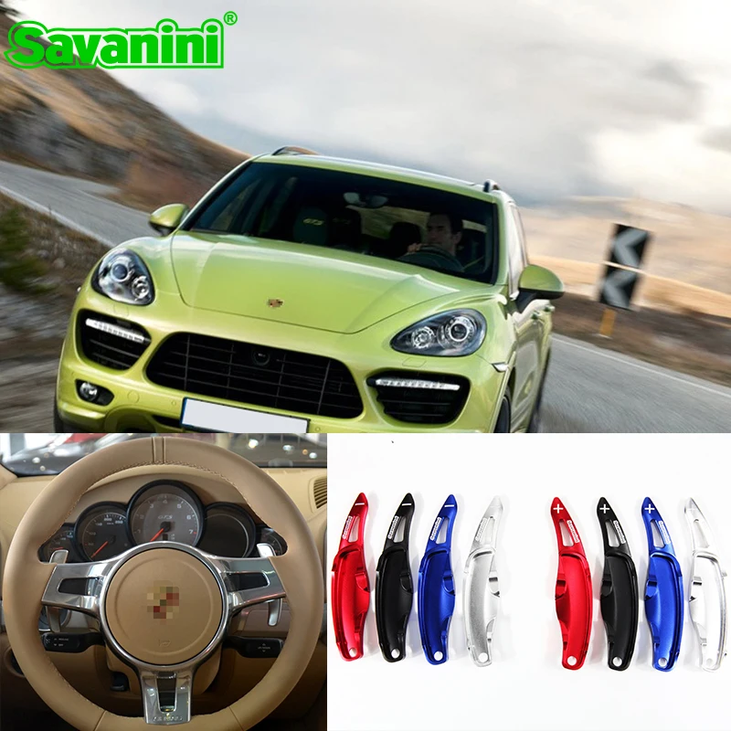 

Savanini Steering Wheel Shift Paddle Extension For Porsche 911 Cayenne Cayman 718 987 Boxster 987