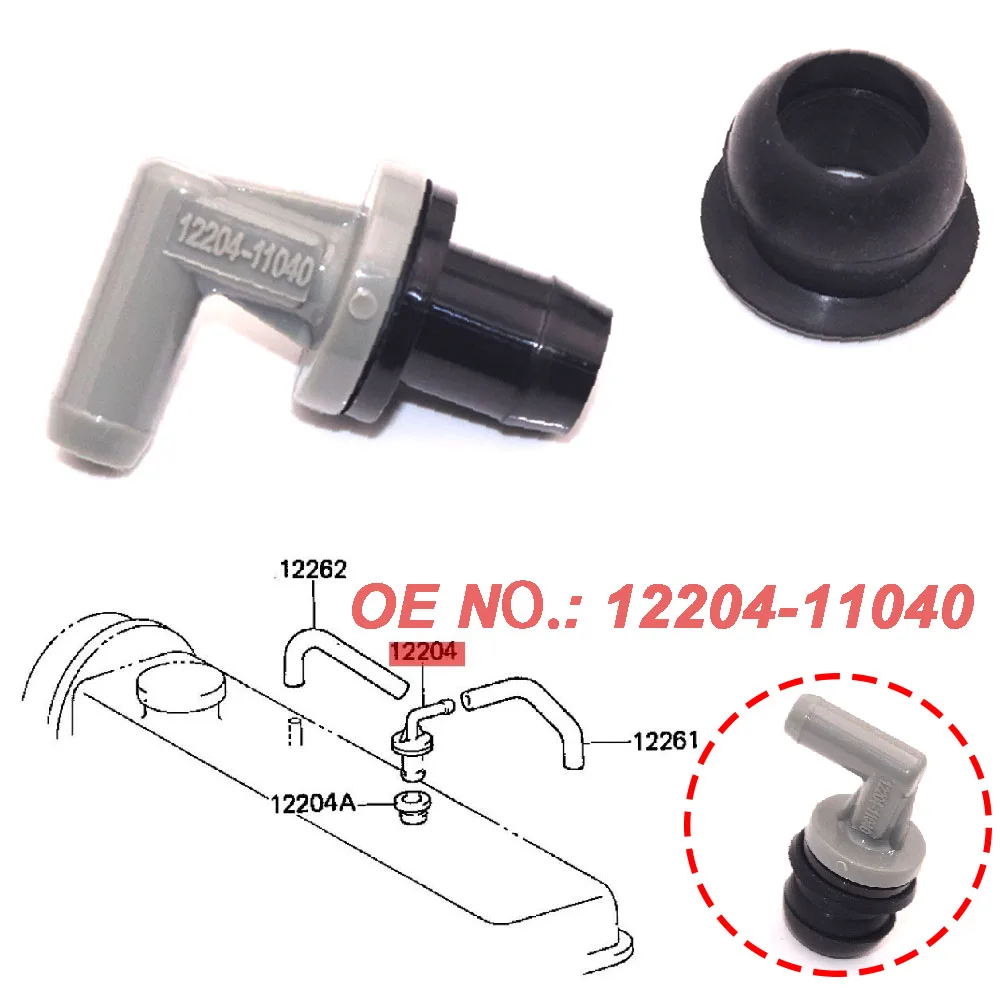 1Pc PCV Positive Crankcase Ventilation Valve Fit For Toyota Corolla Starlet Paseo Camry ACURA Honda CRV OEM 12204-11040