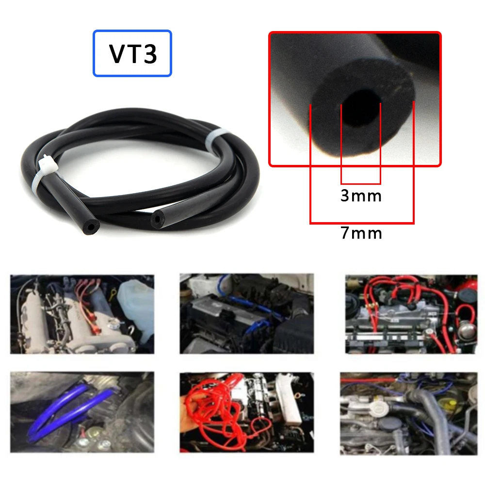 2M Length Silicone Vacuum Tube Hose Silicon Tubing 3MM 4MM 6MM 8MM 10MM 12MM 14MM 16MM Blue Auto parts Universal