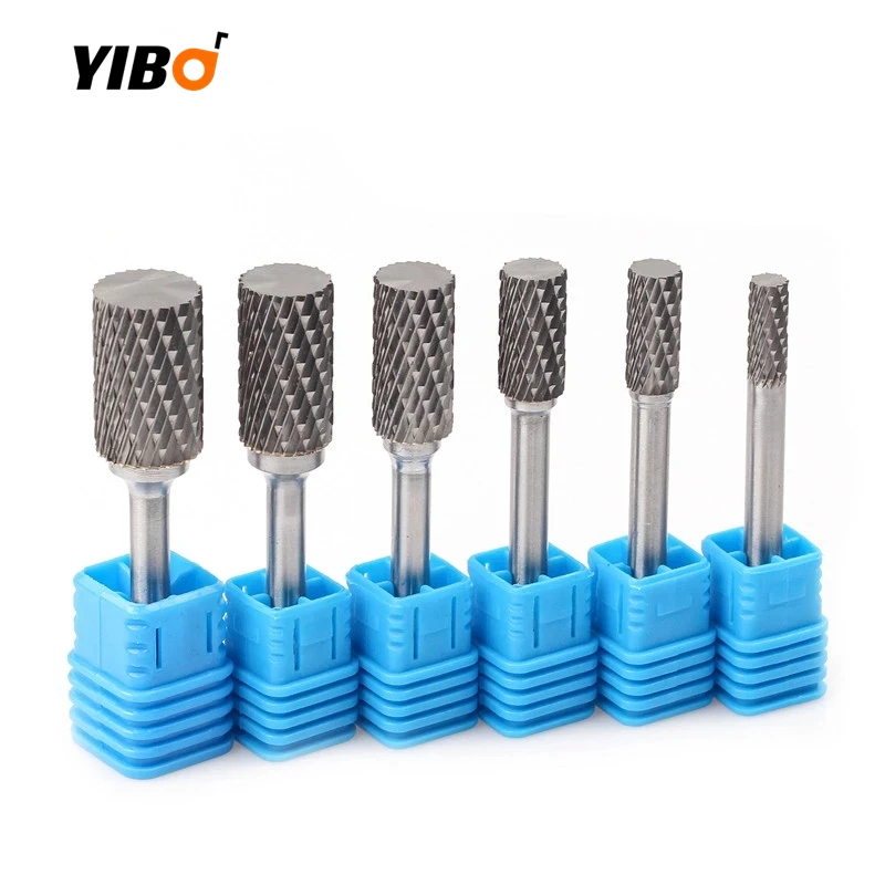 AX Type Head Rotary File Tungsten Carbide Alloy Drill Milling Burr Die Grinder Abrasive Tools Carving Bit Point