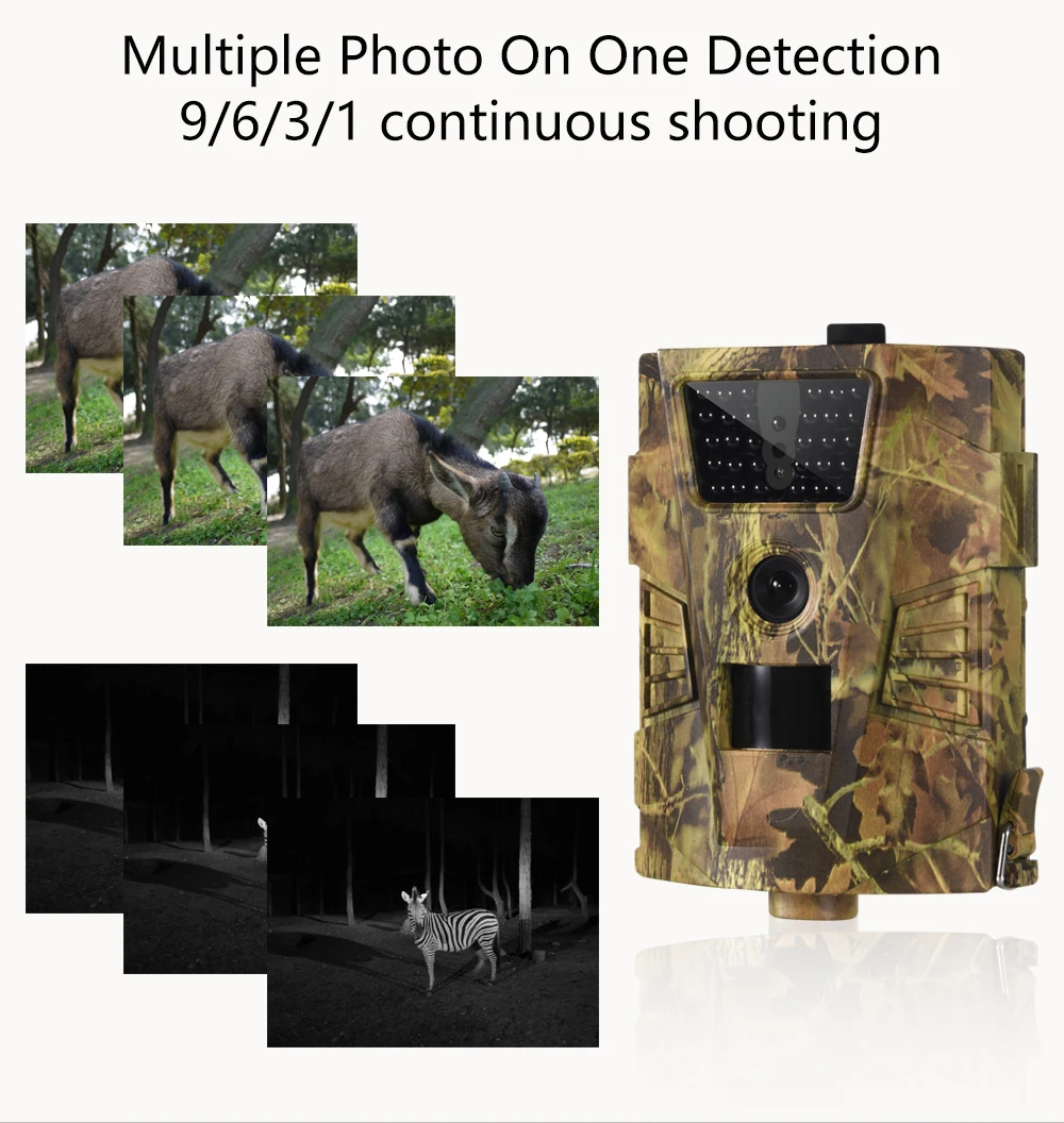 4PCS/LOT Wireless Wildlife Trail Camera  Hunting Cameras Wild Surveillance  Night Vision Animal Photo Traps Tracking